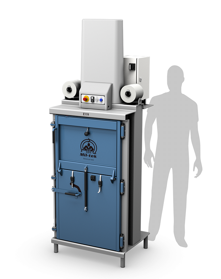 Presse à balles pour carton et plastique