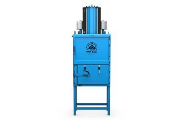 Presse à balles verticale Mil-tek 2102 pour carton et plastique, vue de face
