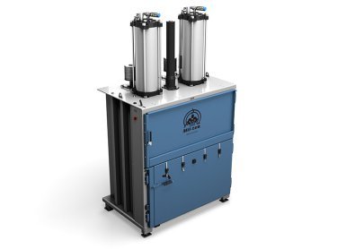 Presse à balles A509 pour carton et plastique, vue latérale