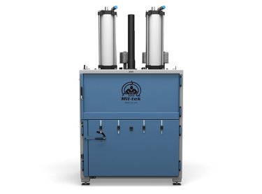 Presse à balles A509 pour carton et plastique, vue de face
