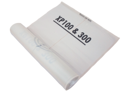 Rouleau de sacs transparents Mil-tek compatibles avec les compacteurs XP100 et XP300, lot de 100 pièces