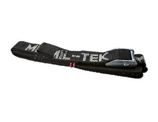 Sangle en nylon noire Mil-tek avec boucle métallique, compatible avec les compacteurs de la série XP