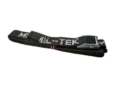 Sangle en nylon noire Mil-tek avec boucle métallique, compatible avec les compacteurs de la série XP